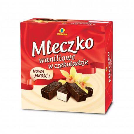 Mleczko w czekoladzie o smaku waniliowym 400 g Lewiatan