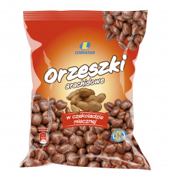 Orzeszki arachidowe w czekoladzie mlecznej 80 g Lewiatan