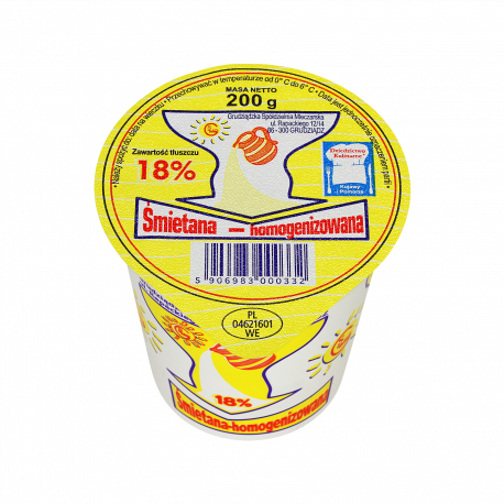 Śmietana 18% GSM 200g