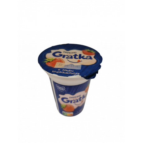 Danone Gratka o smaku truskawkowym 290g