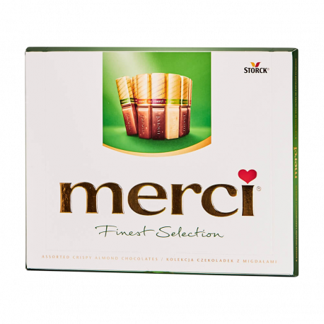 Merci Finest Selection kolekcja czekoladek zielona 250 g