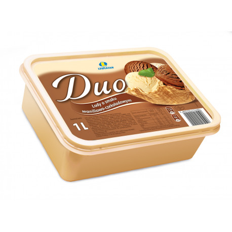 Lody Duo o smaku waniliowo - czekoladowym 1 l Lewiatan