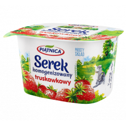 Piątnica serek homogenizowany truskawkowy 150g