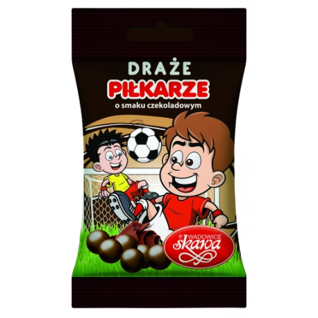 Skawa draże o smaku czekoladowym 70g
