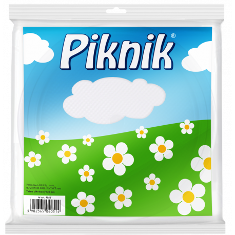 Talerz piknikowy, jednorazowy 6 szt. Lewiatan