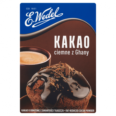 E. Wedel Kakao ciemne z Ghany 80 g