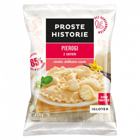 Proste Historie pierogi z serem 450g